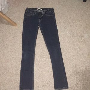 Girls blue jeans